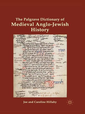 cover image of The Palgrave Dictionary of Medieval Anglo-Jewish History